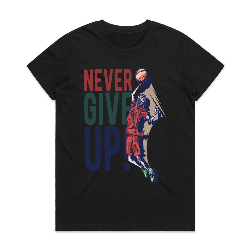 Never Give Up “Sky Dunker” Tee