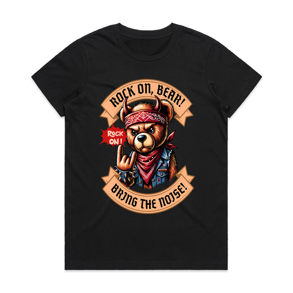 Rock On Bear: Rebel Riffmaster Tee