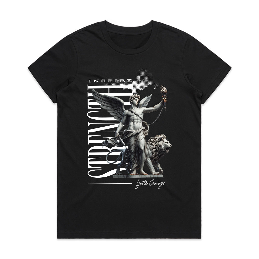 Winged Valor: Strength & Courage Tee
