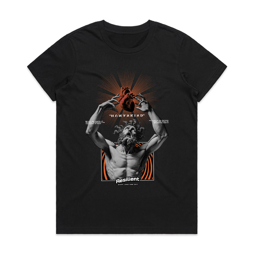 Heart of Titans: Resilient Mankind Tee