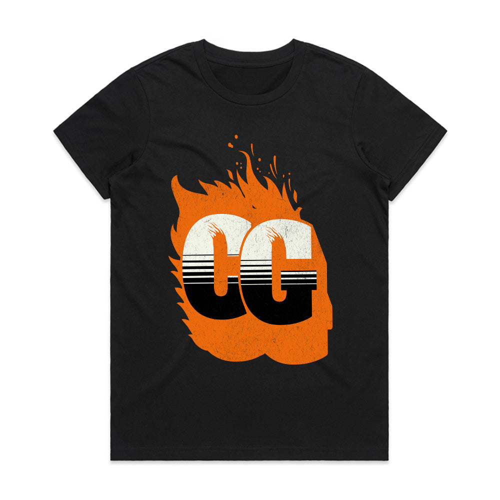 Inferno Drive: CG Flame Logo Tee