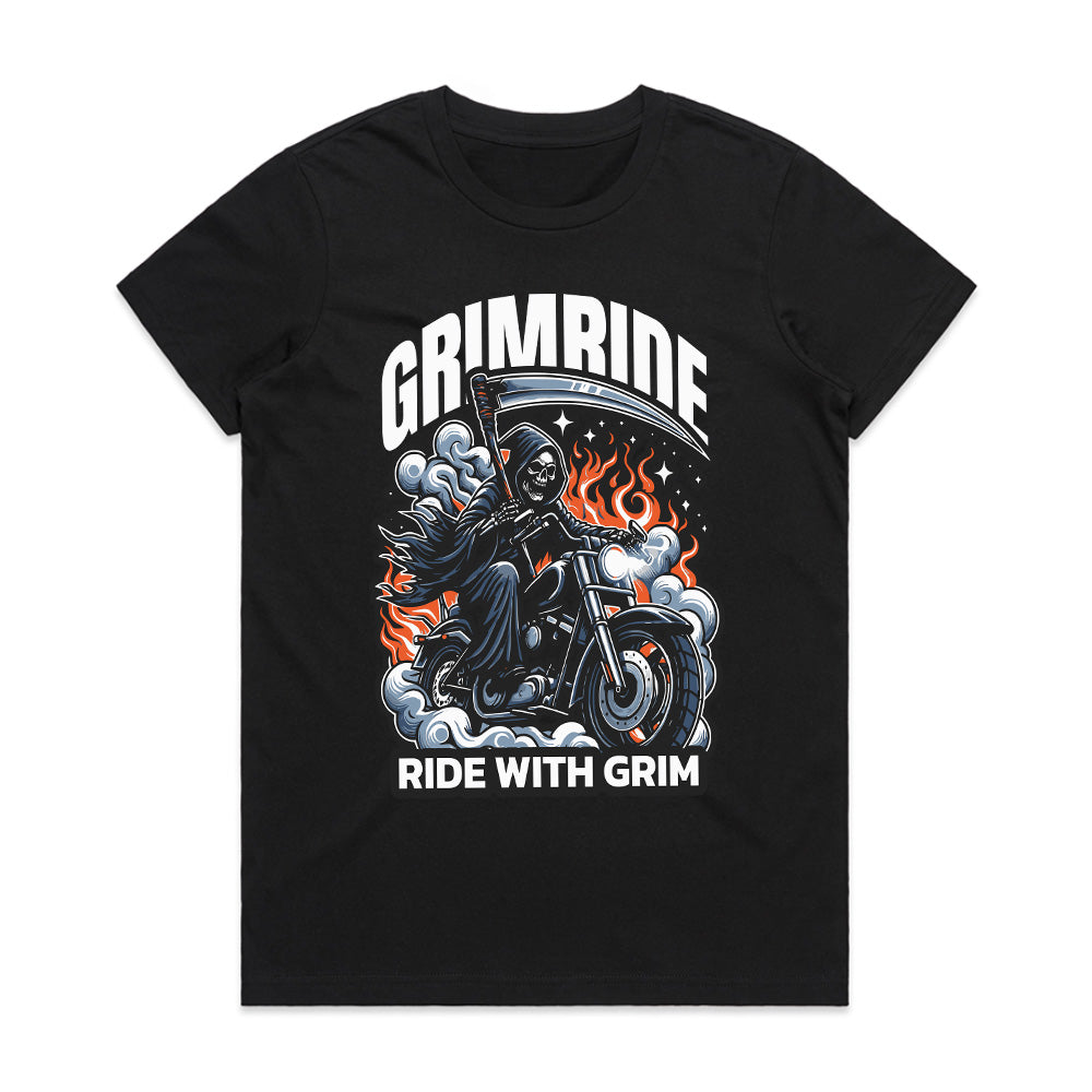 GrimRide: Reaper on Wheels Tee