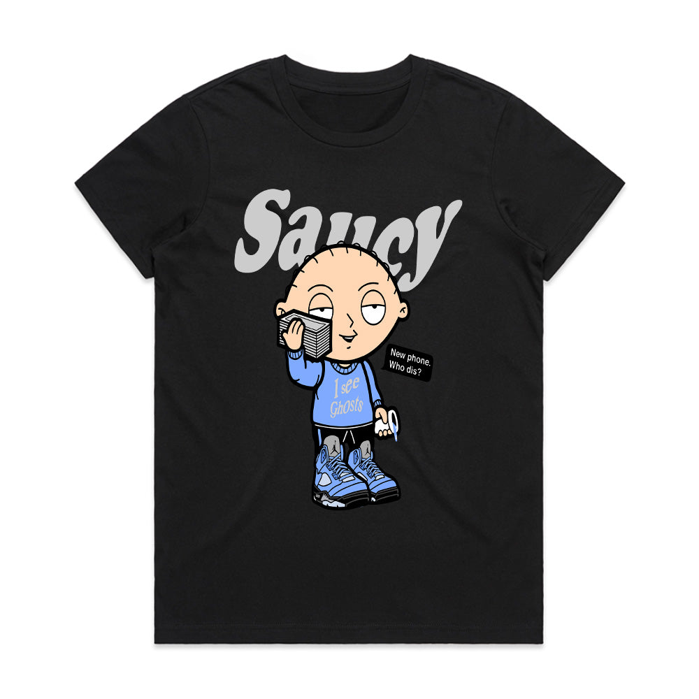 Saucy Stewie “Ghost Caller” Tee