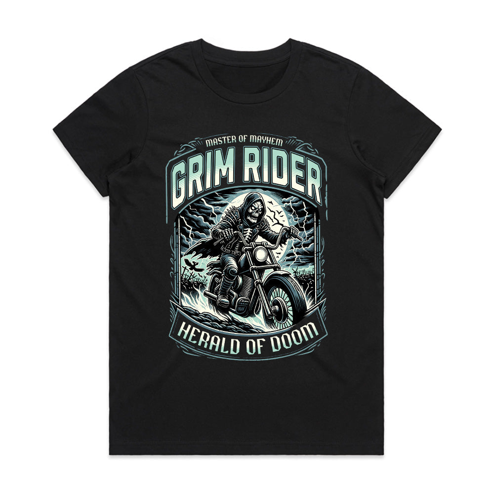 Grim Rider – Herald of Doom Biker T-Shirt