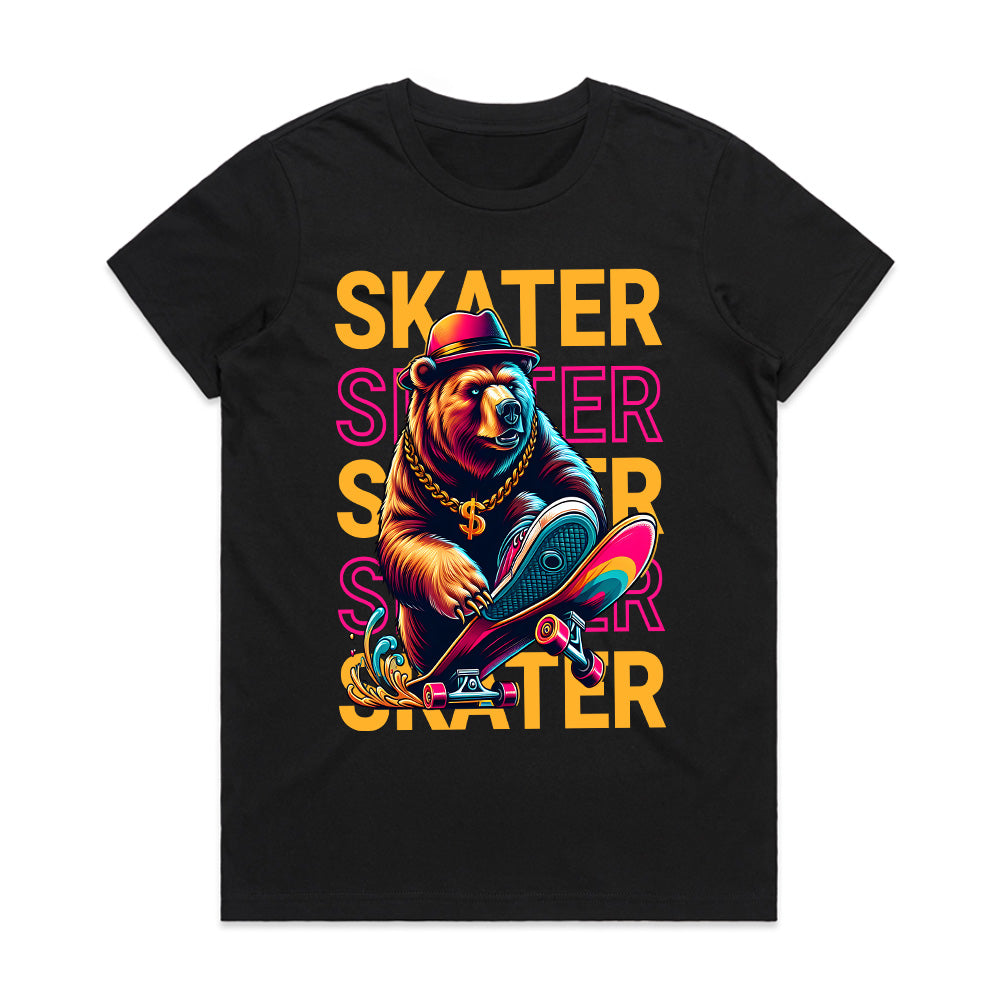 Urban Shredder: Skater Bear Street Style Tee
