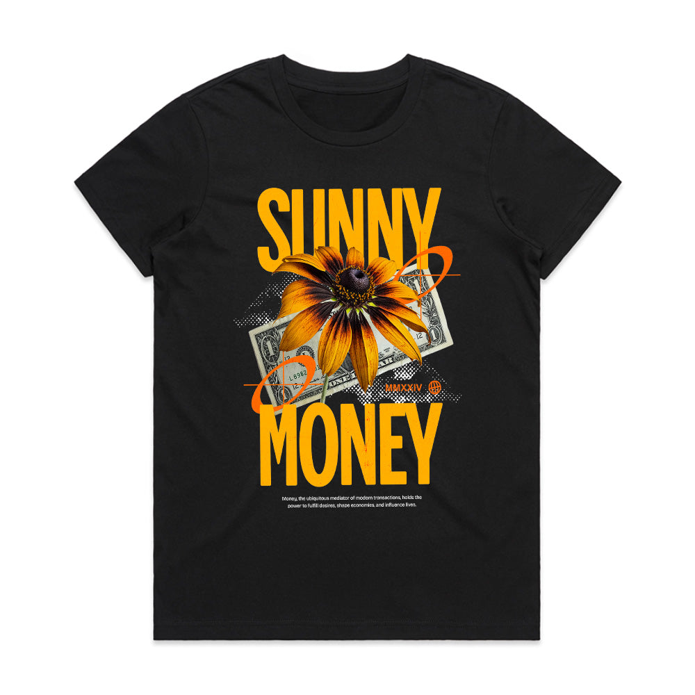 Sunny Money: Bloom and Hustle Tee