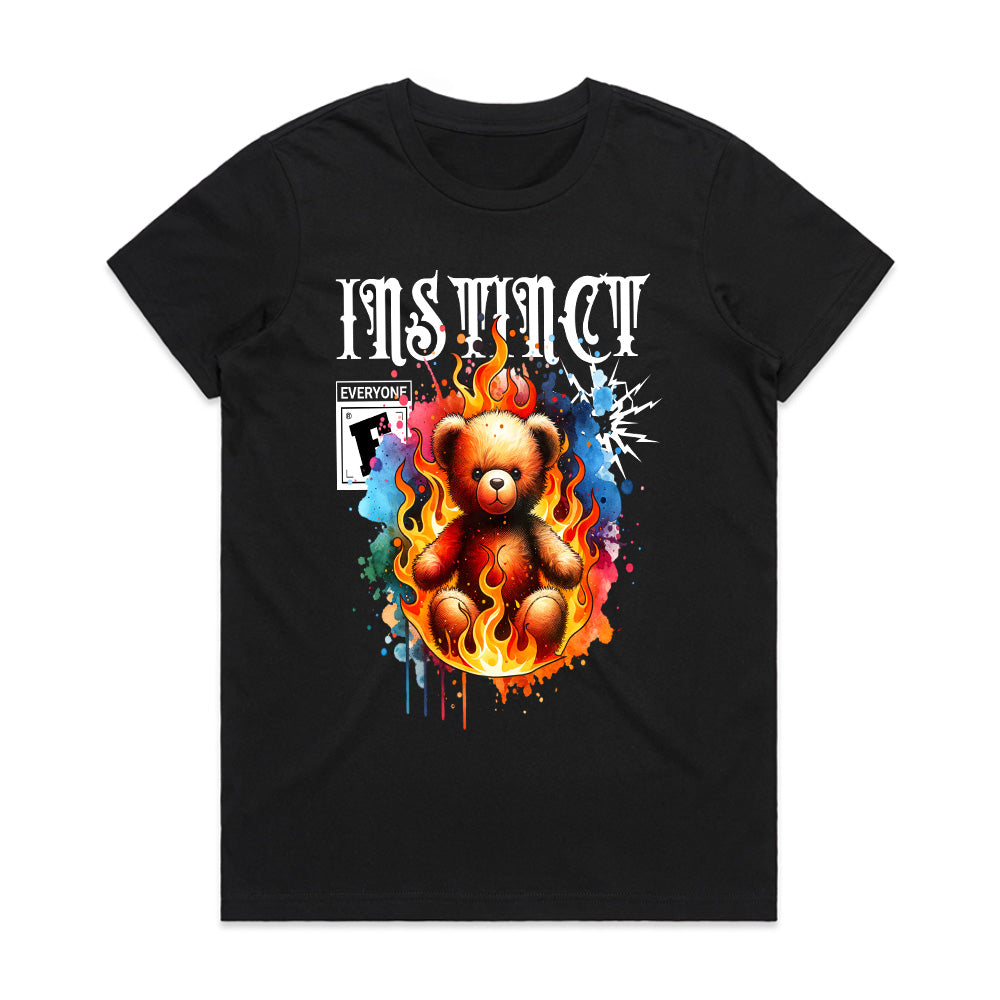 Burning Instinct: Rebel Teddy Tee