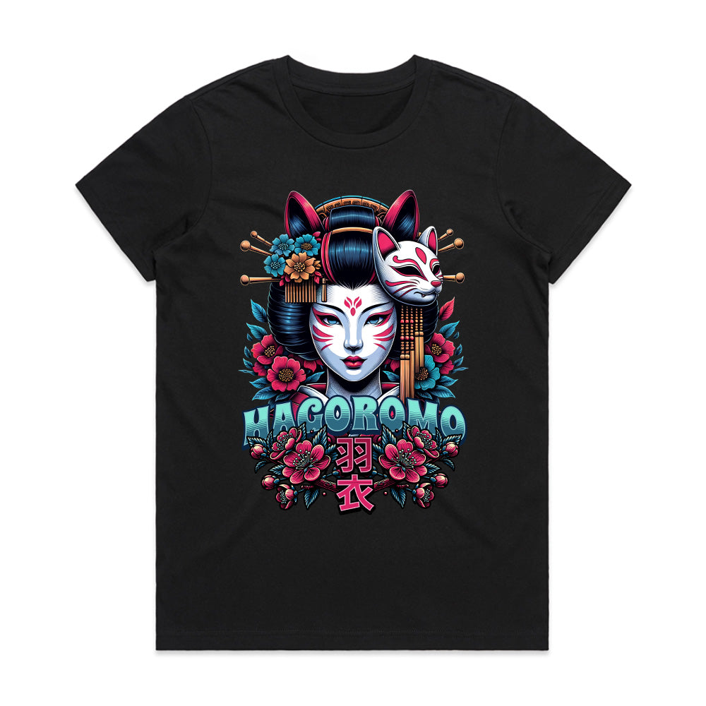 Hagoromo: Spirit of the Kitsune Geisha Tee