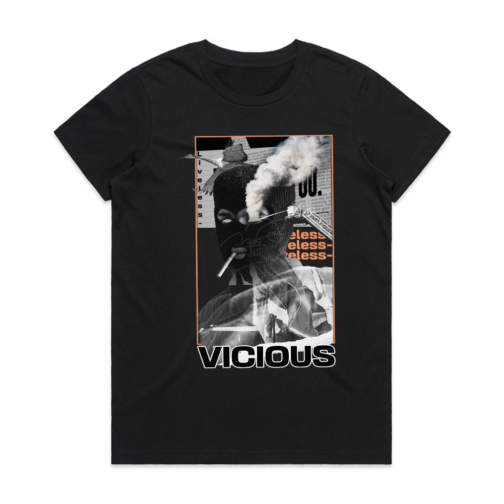 Vicious Chaos Collage Tee