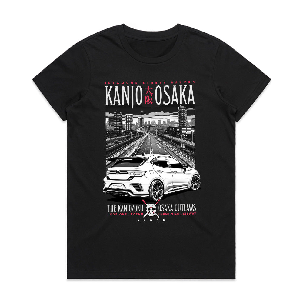 Kanjo Outlaws: Osaka Street Racer Tee
