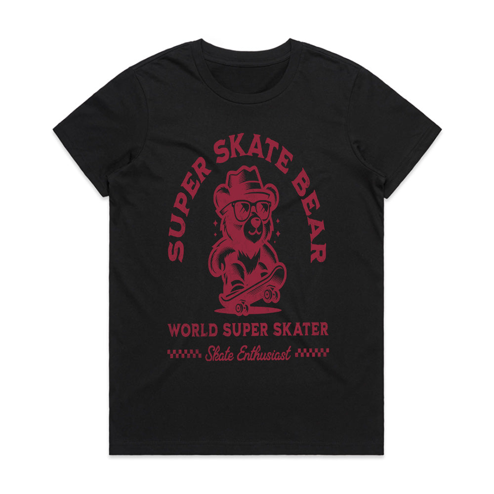 Retro Roll: Super Skate Bear Tee