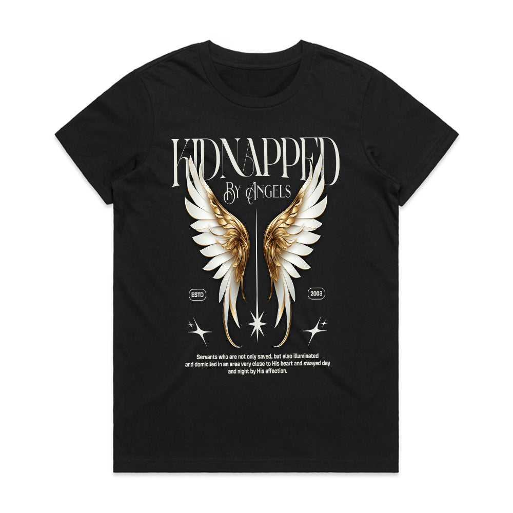 Kidnapped by Angels: Divine Embrace Tee