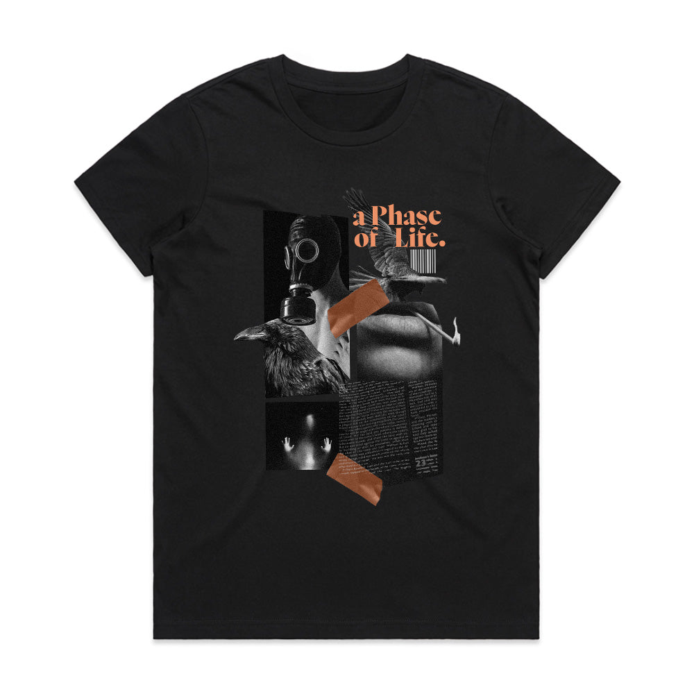 Phase Shift: Surreal Life Collage Statement Tee