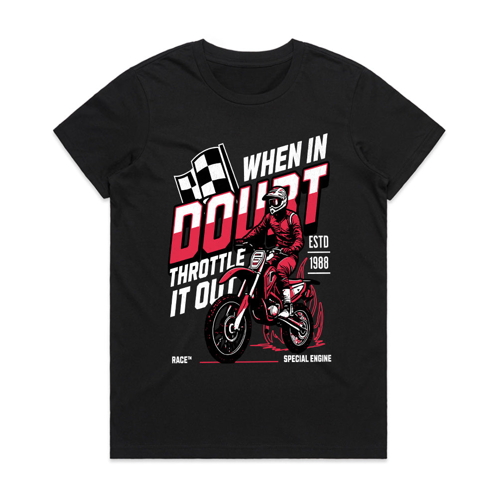 Full Throttle Fury: When in Doubt Racer Tee