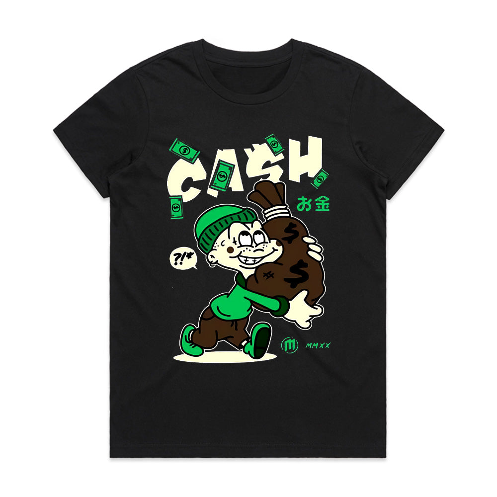 Cash Craze: Retro Heist Hustle Tee