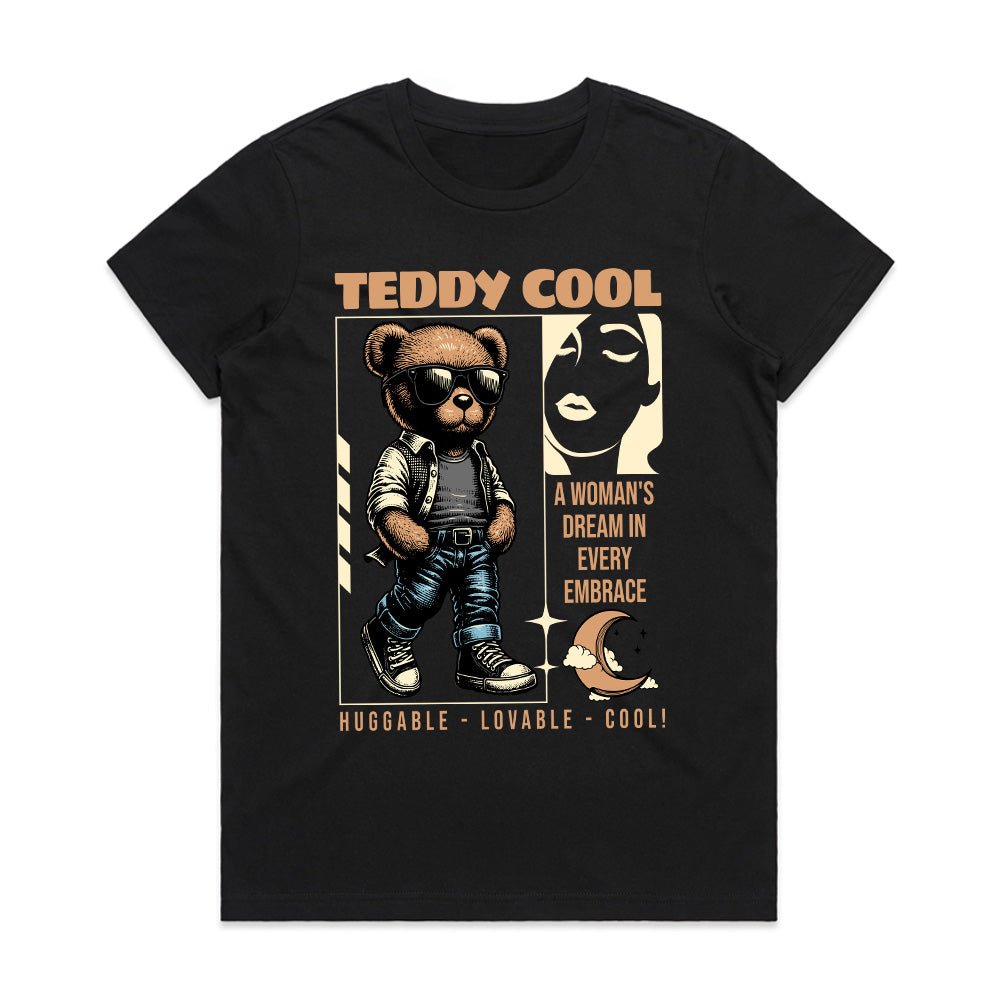 Suave Snuggler: Teddy Cool Romance Tee