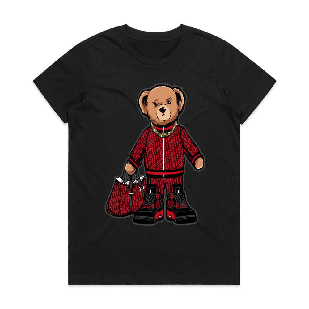 Uptown Flex: Luxe Bear Streetwear Tee