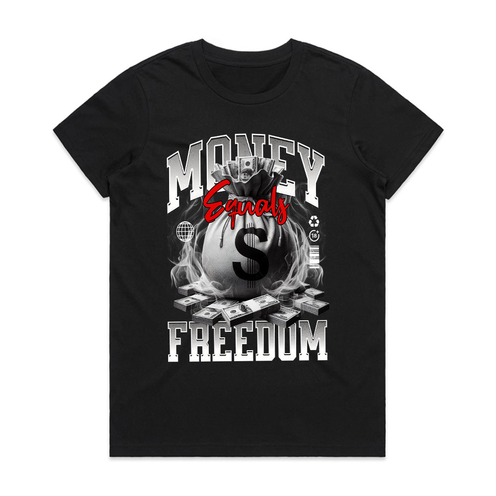 Cash Liberation Tee – “Money Equals Freedom” Statement Shirt