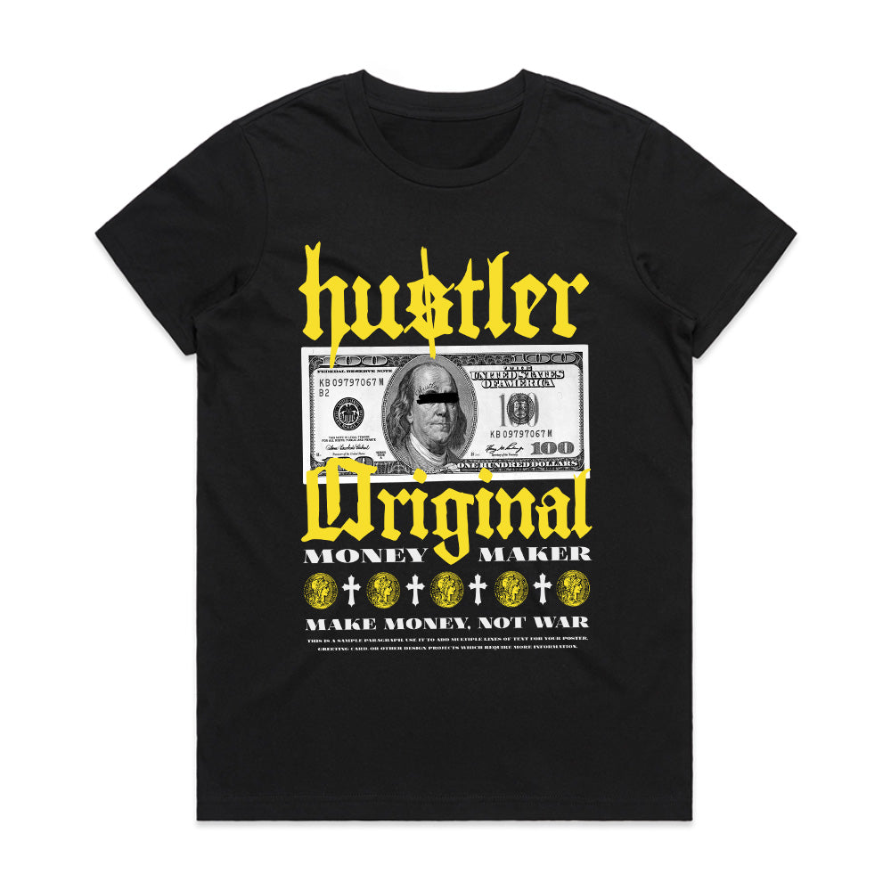 OG Hustler Tee – “Make Money, Not War” Classic Streetwear