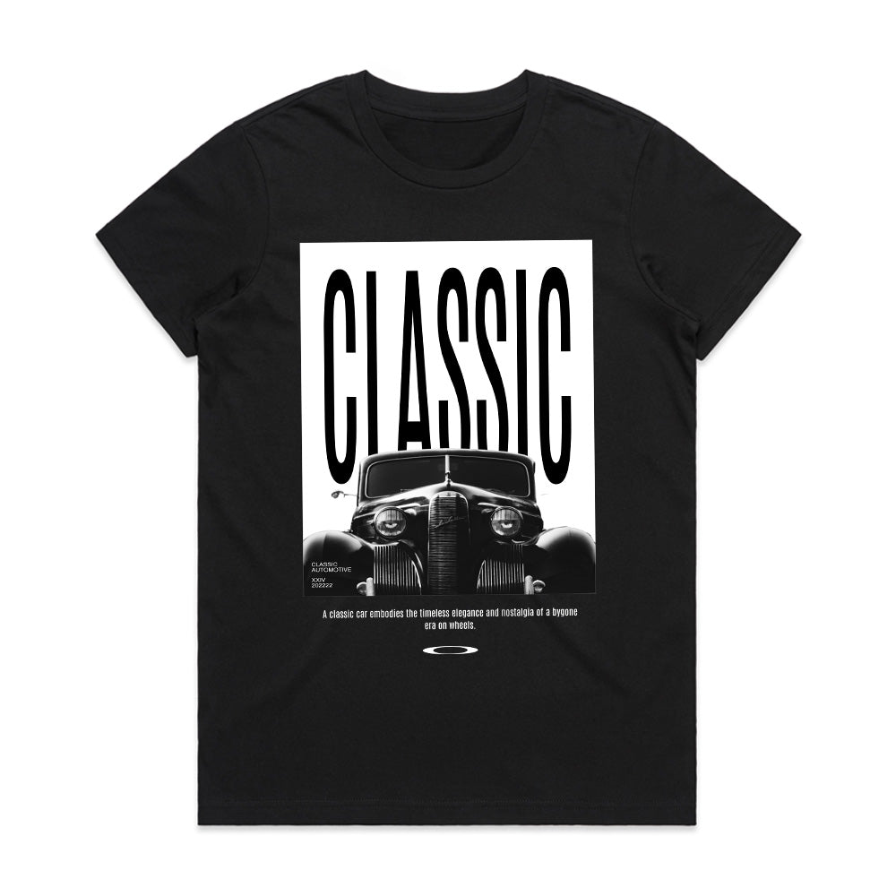 Timeless Machine: Classic Car Elegance Tee