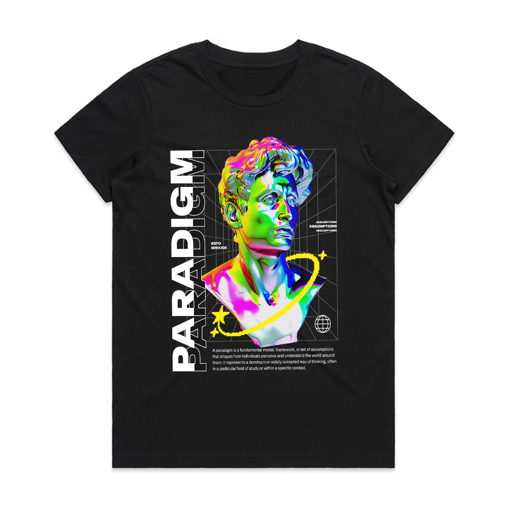 Paradigm Shift: Neo-Classical Cyber Art Tee
