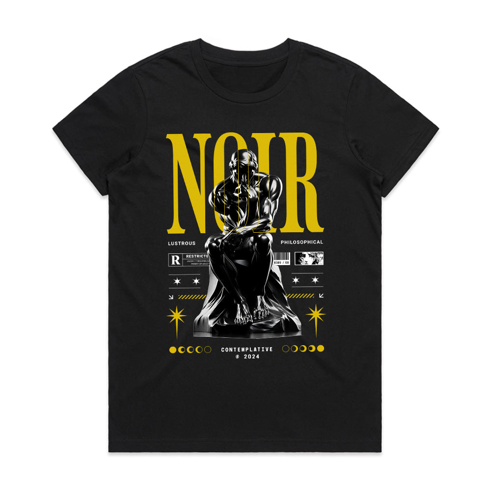 Midnight Muse: Noir Contemplative Tee