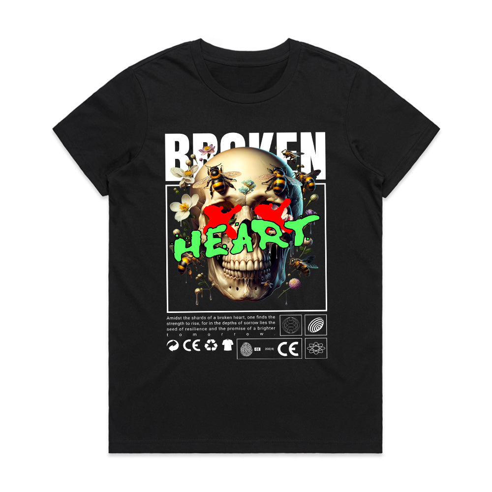 Broken Heart: Skull Garden of Sorrows Tee