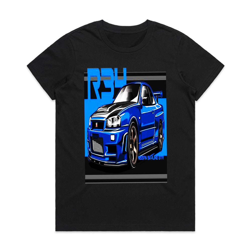 R34 Skyline Godzilla: Midnight Blue Edition