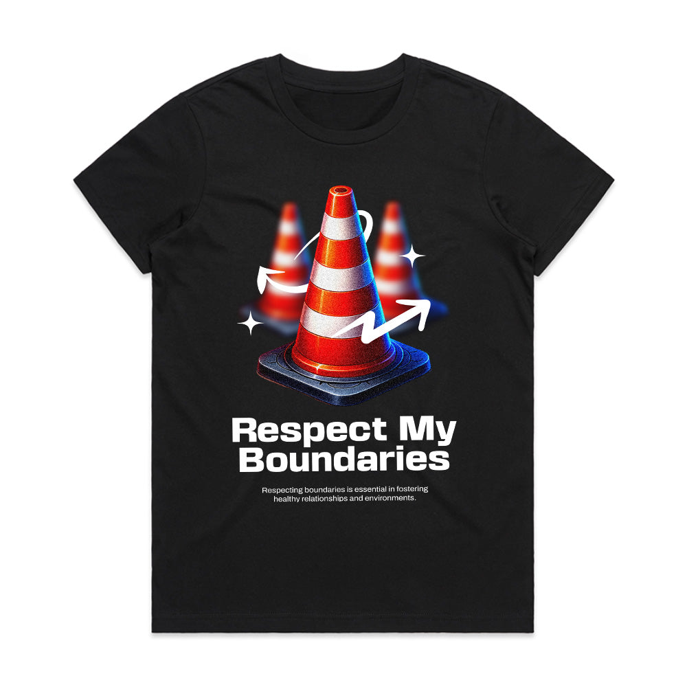 Boundary Guardian Tee – “Respect My Boundaries” Statement Shirt