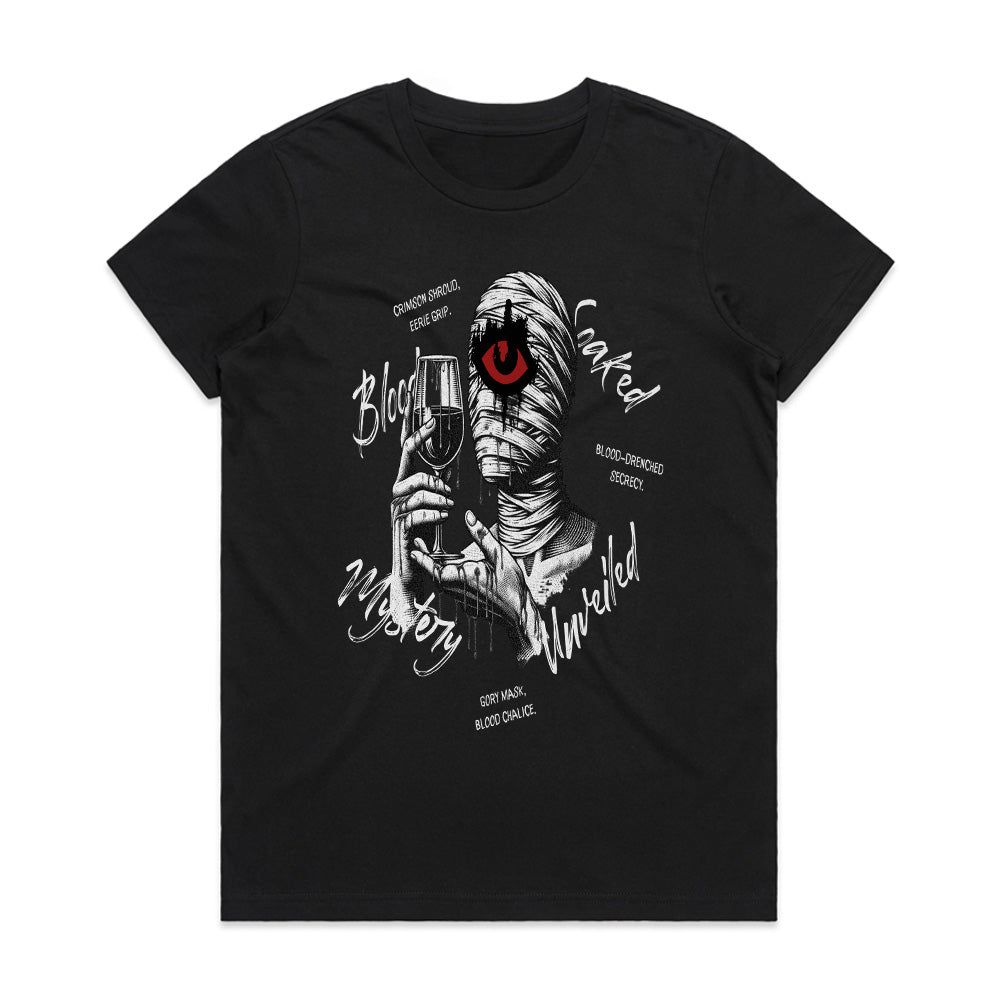 Crimson Veil: Mystery Unleashed Tee