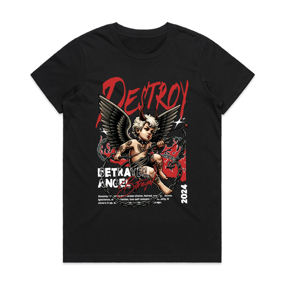 Betrayed Angel: Burnt Wings Rebellion Tee