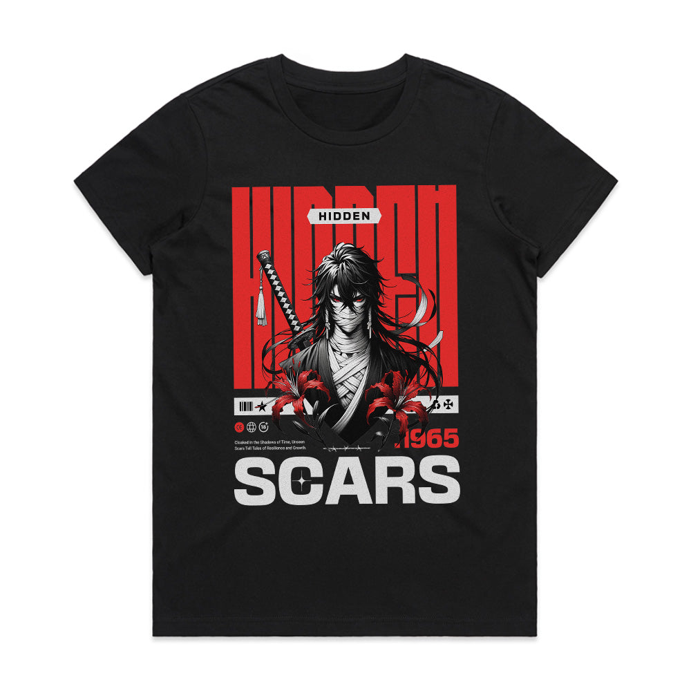 Hidden Scars: The Crimson Ronin Tee