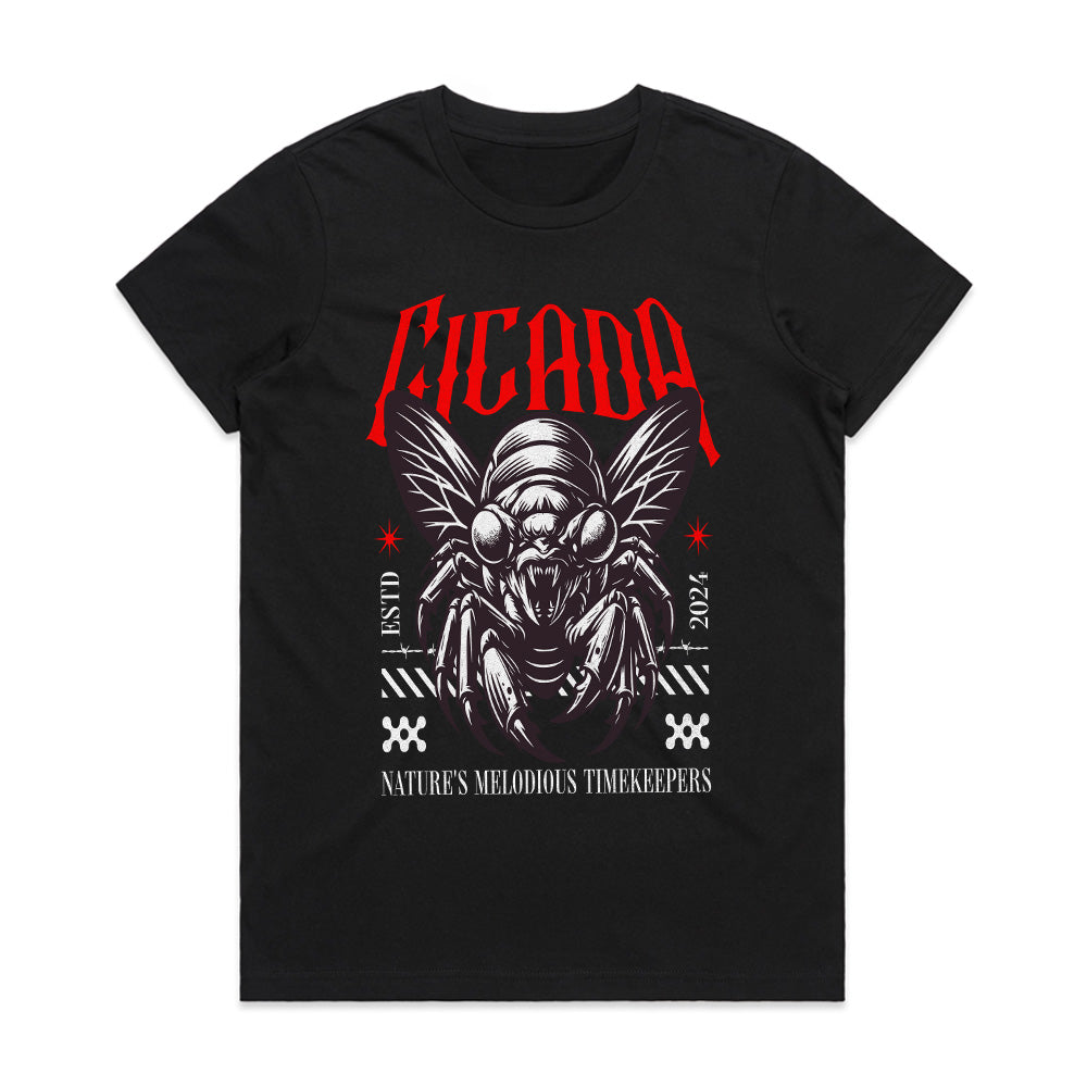 Cicada Reign – Nature's Rhythm Warrior Tee