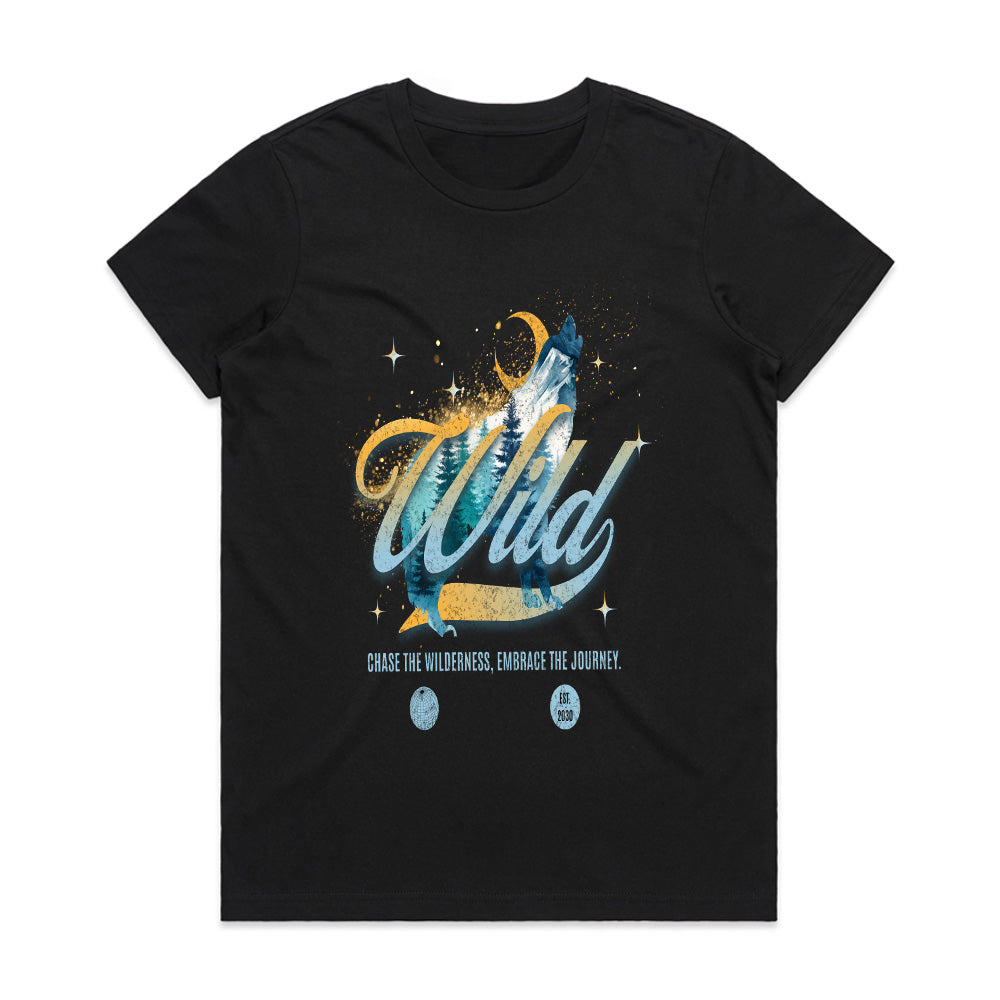 Lunar Howl – Embrace the Wild Spirit Tee