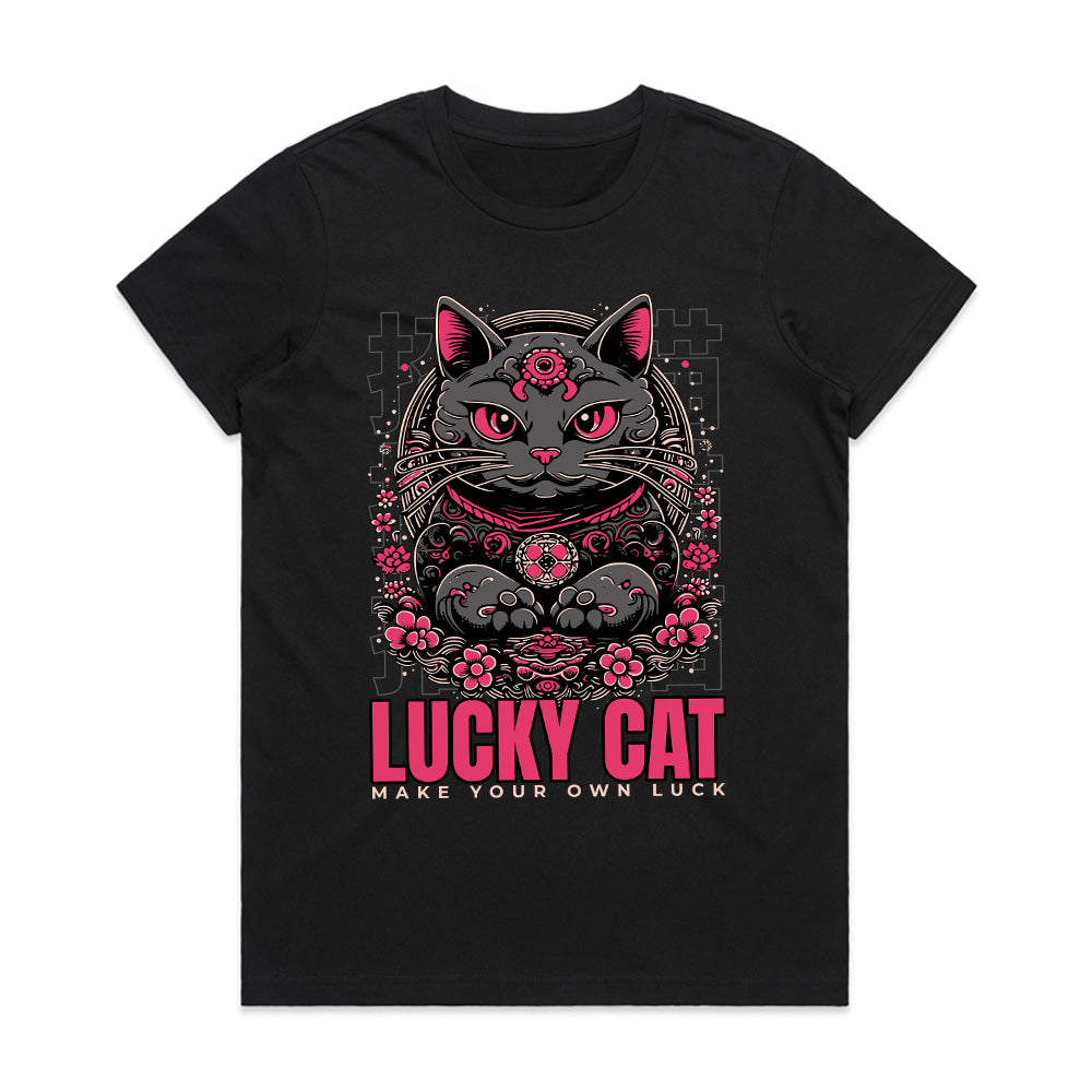 Fortune Feline – Mystic Lucky Cat Tee