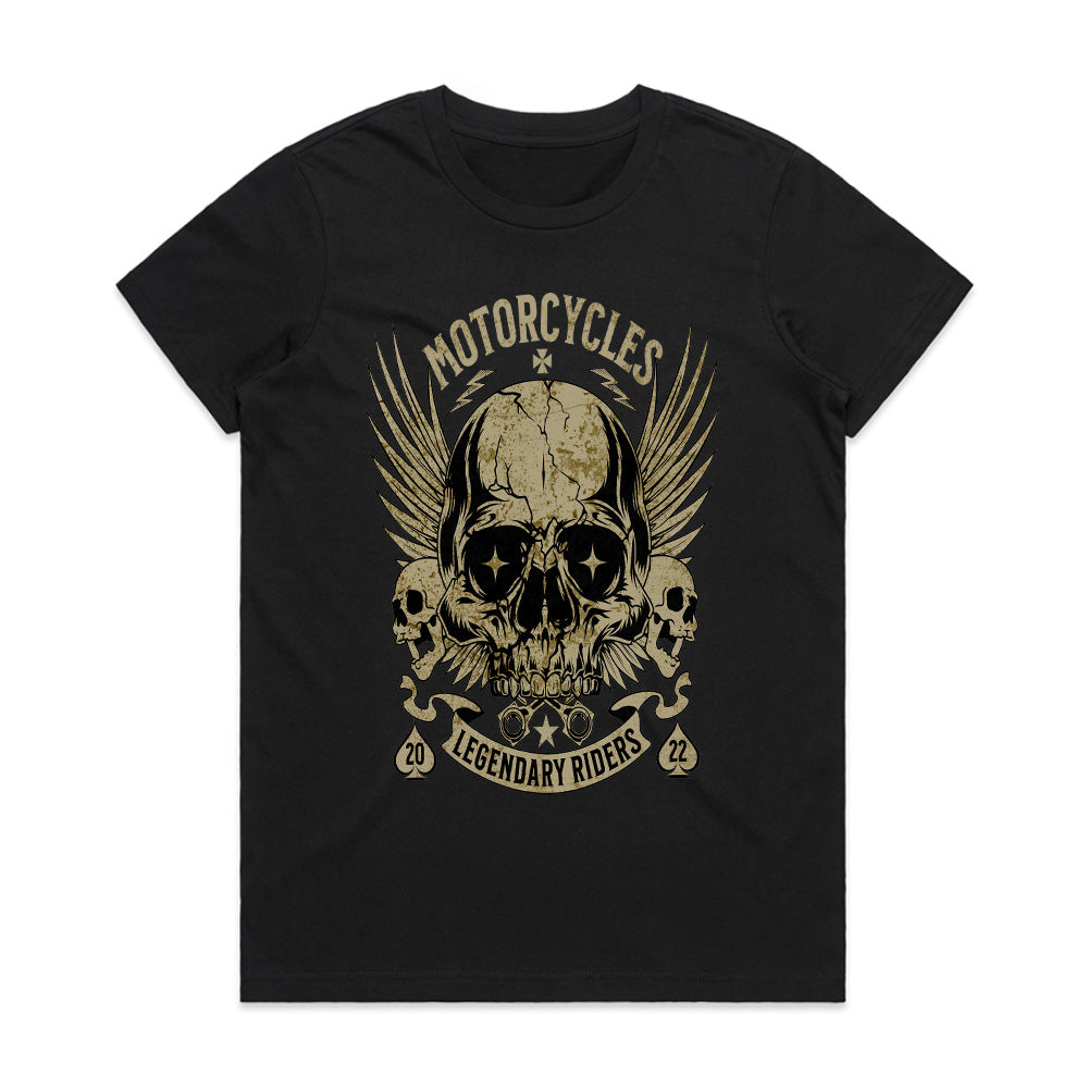 Legendary Riders: Skull Wings Brotherhood Tee