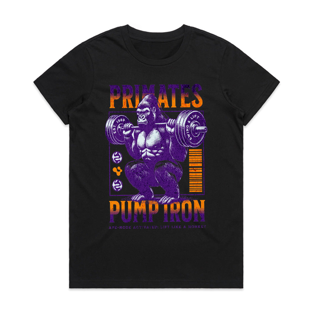 Ape Mode: Primates Pump Iron Tee
