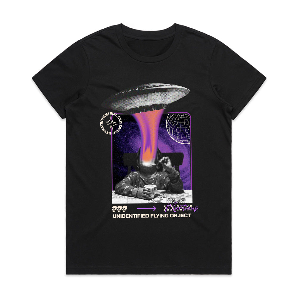 Mindbeam Encounter: UFO Abduction Aesthetic Tee