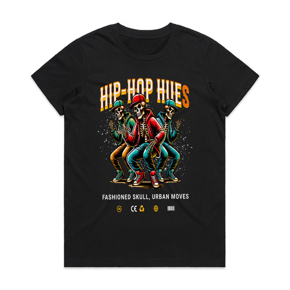 Hip-Hop Hues – Skeleton Cypher Tee