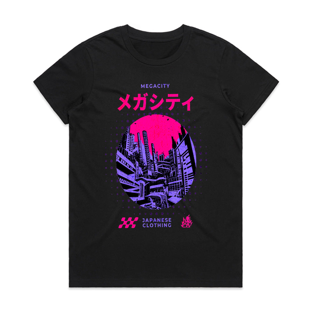 Neon Skyline – Tokyo Megacity Tee