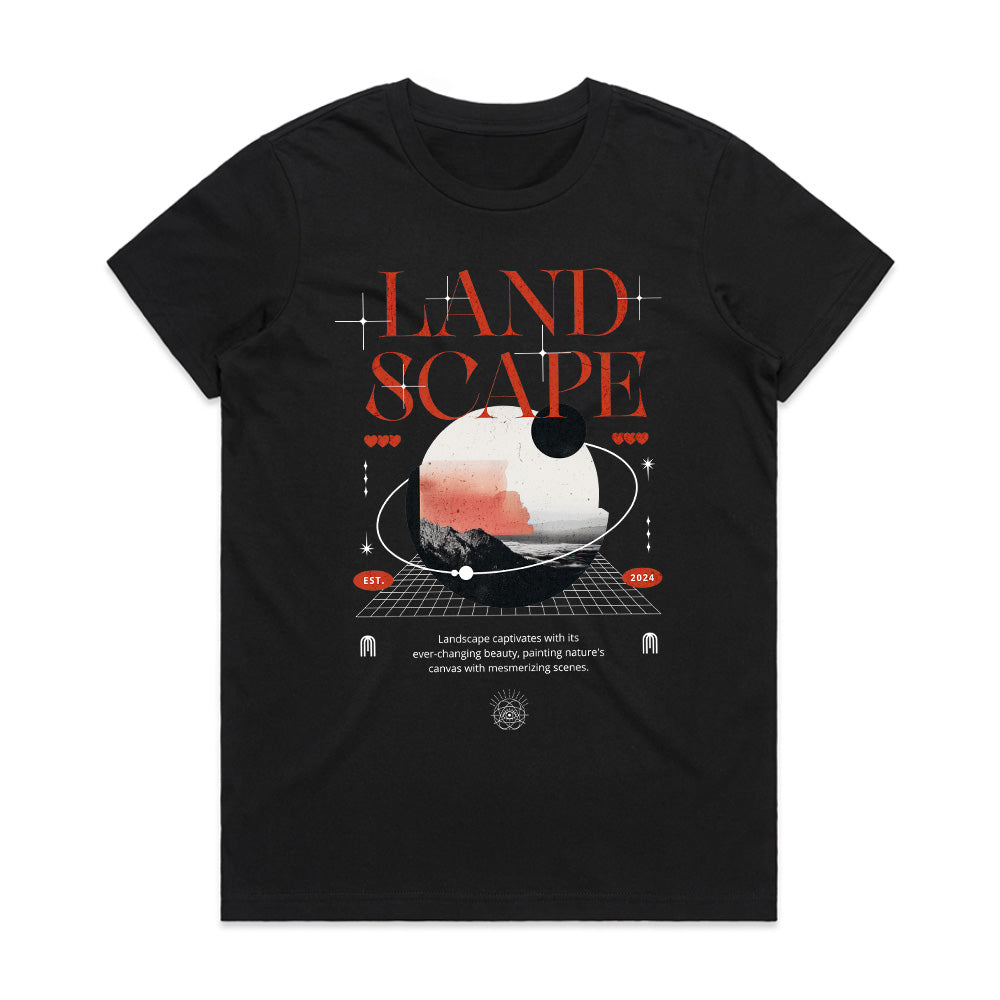 TerraNova Drift – Abstract Landscape Tee