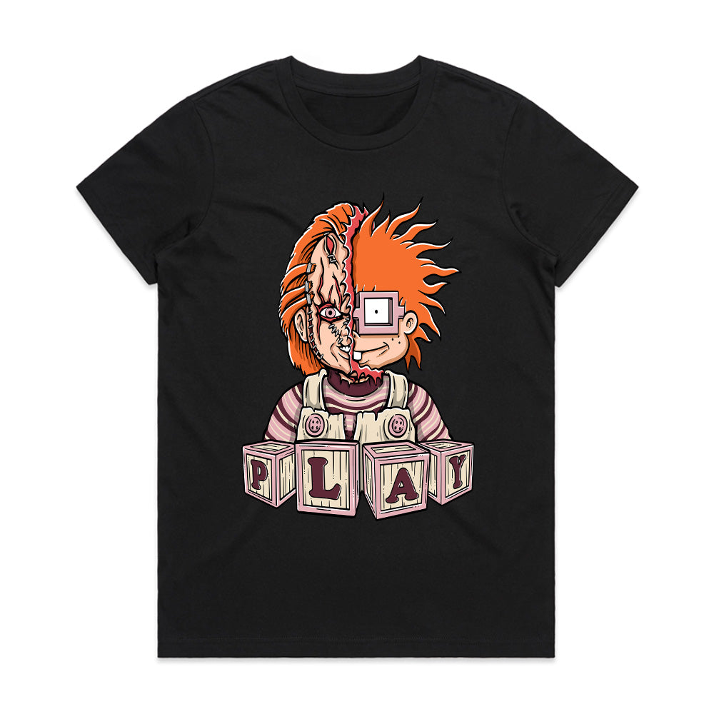 Playtime Paradox – Dual Horror Tee