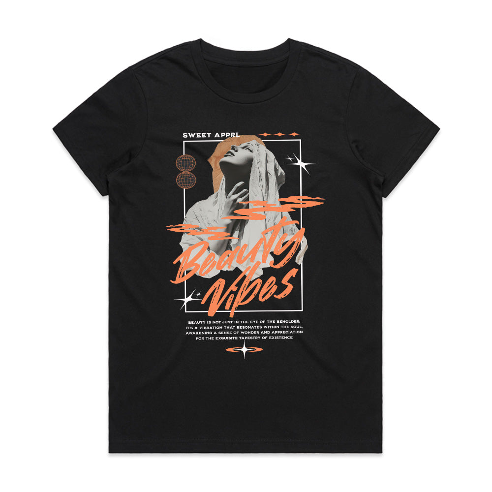 Beauty Vibes – Sweet Aprrl Aesthetic Tee