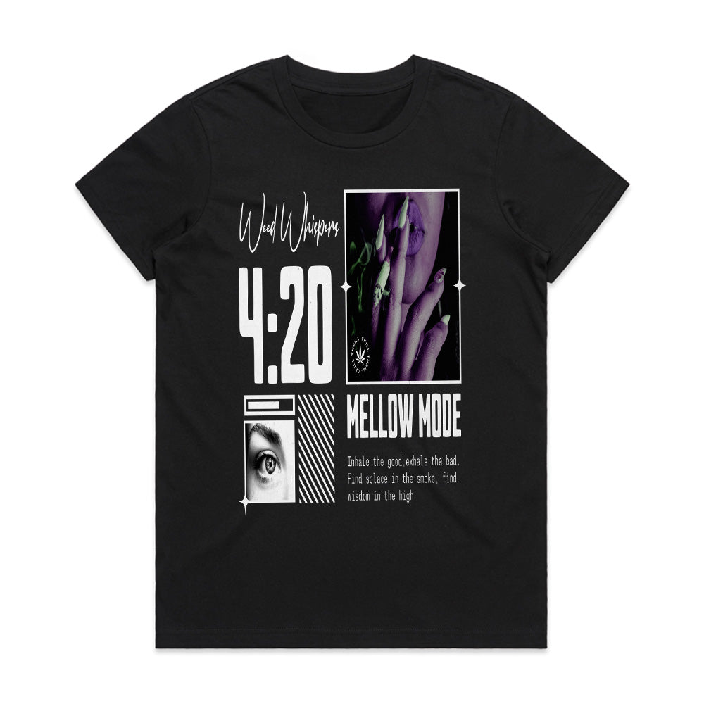 Weed Whispers: 4:20 Mellow Mode Tee