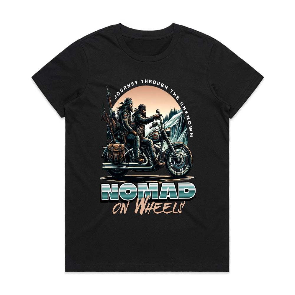Iron Drifters: Nomad on Wheels Adventure Tee