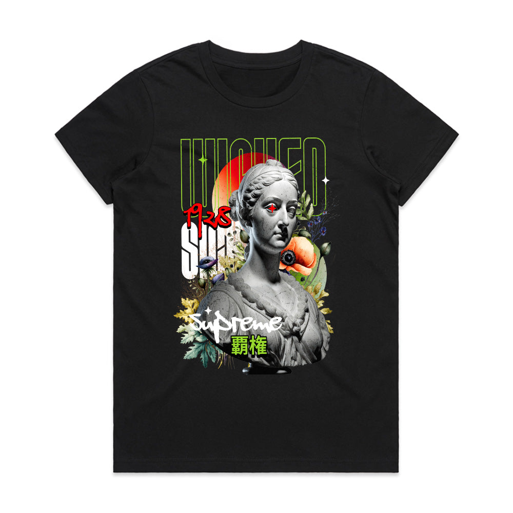 Neo-Baroque Enigma: Supreme Empress Urban Art Tee