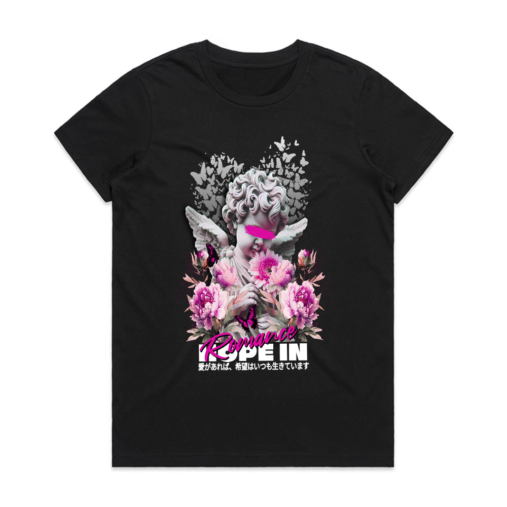 Romance & Pain: Angelic Heartbreak Tee