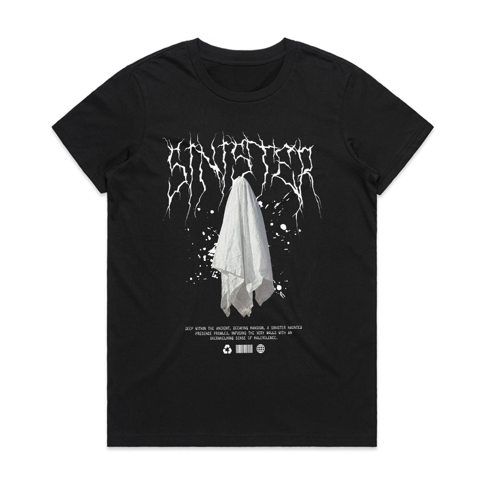 Sinister Veil: Haunted Apparition Tee