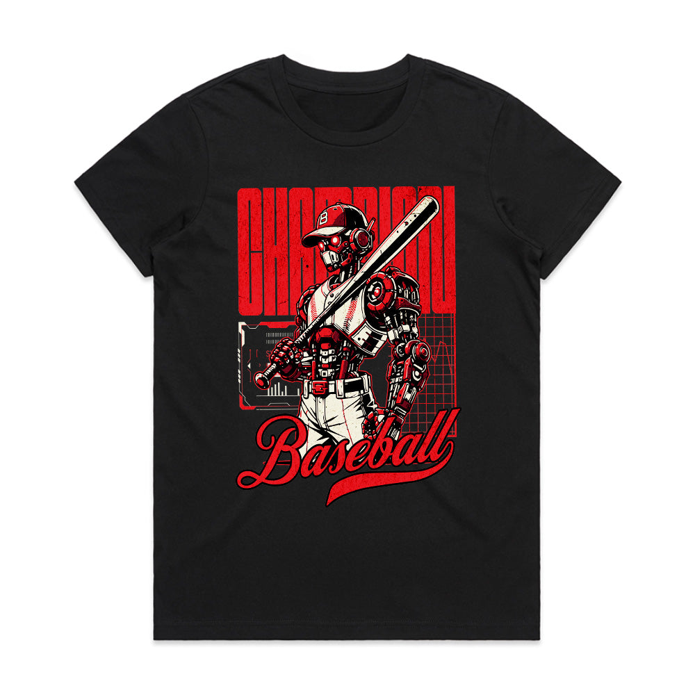 Cyber Slugger: Mech Baseball Champion Tee