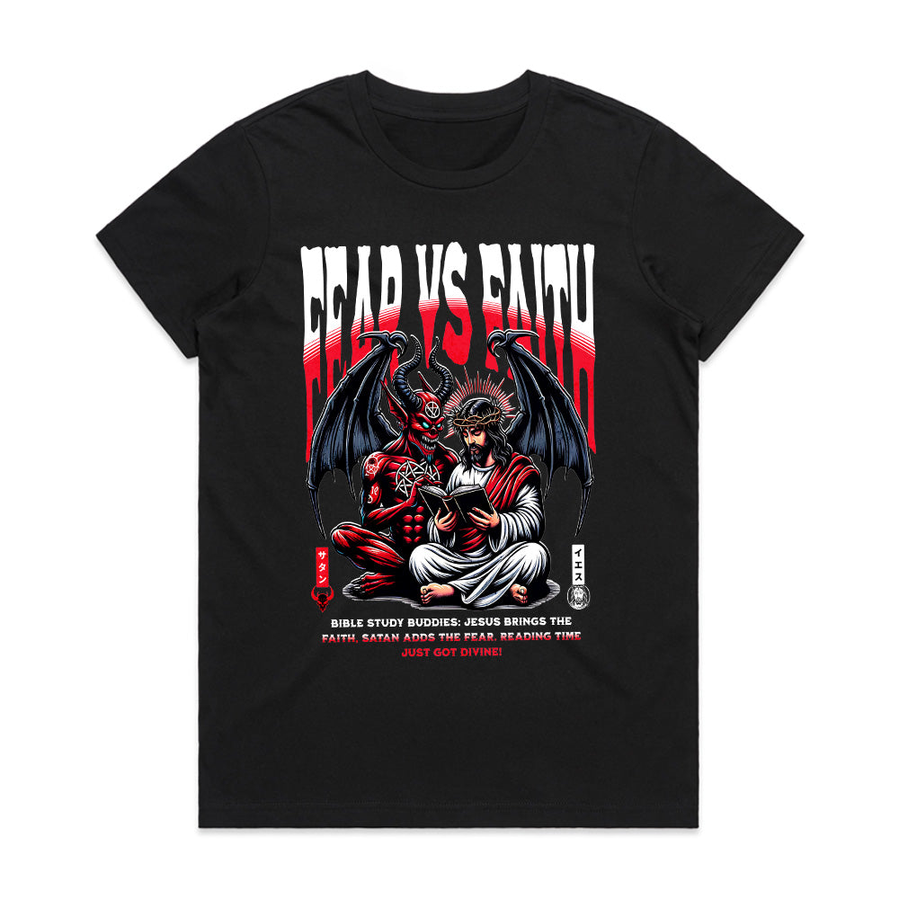 Faith vs. Fear: The Divine Dialogue Tee